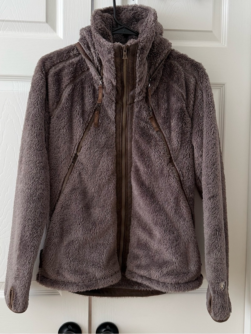 KÜHL Cozy Plush Taupe Women's Zip-Up Jacket